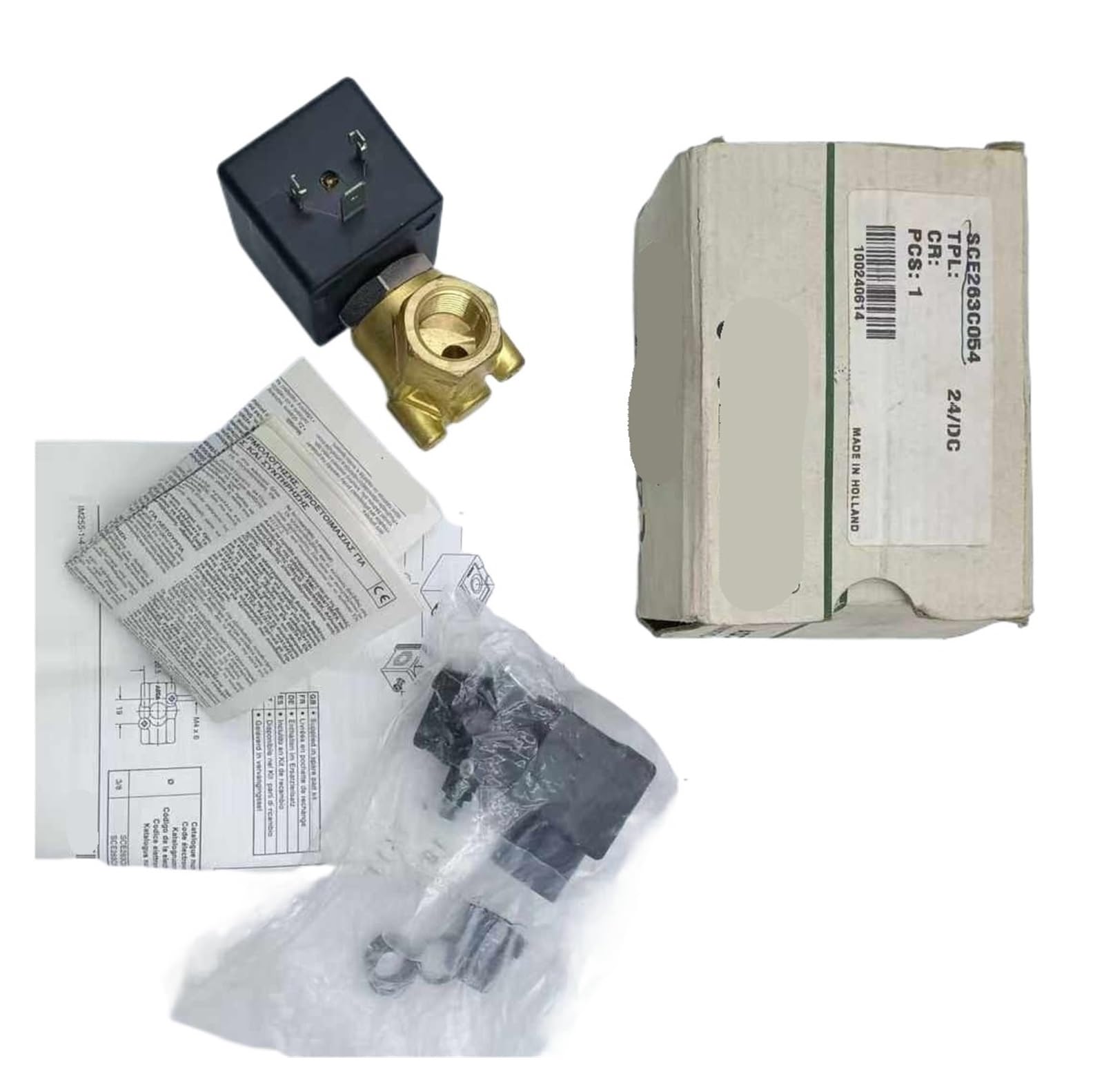 Électrovanne à impulsion SCG210C088MO DC24V pour stopper les fuites de pression