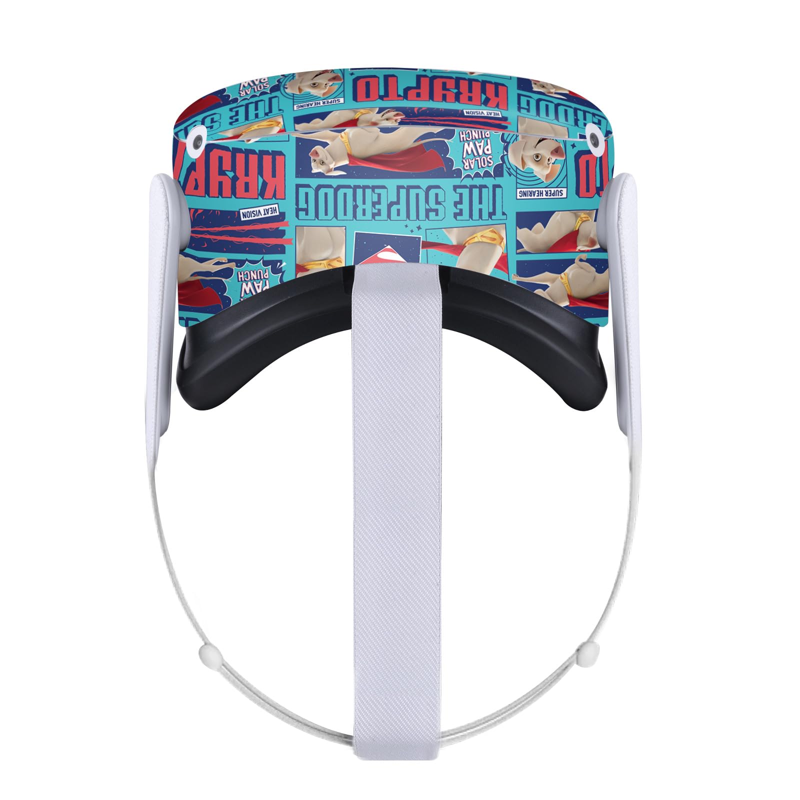 Head Case Designs Officially Licensed DC League of Super Pets Krypto The Superdog Graphics Vinyl Sticker Skin Decal Cover Compatible with Meta Quest 2