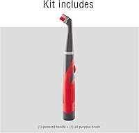 Vista 7 de Cepillo de limpieza Rubbermaid Reveal Power Scrubber con cabezal multiusos, cepillo de limpieza eléctrico inalámbrico con batería, resistente al