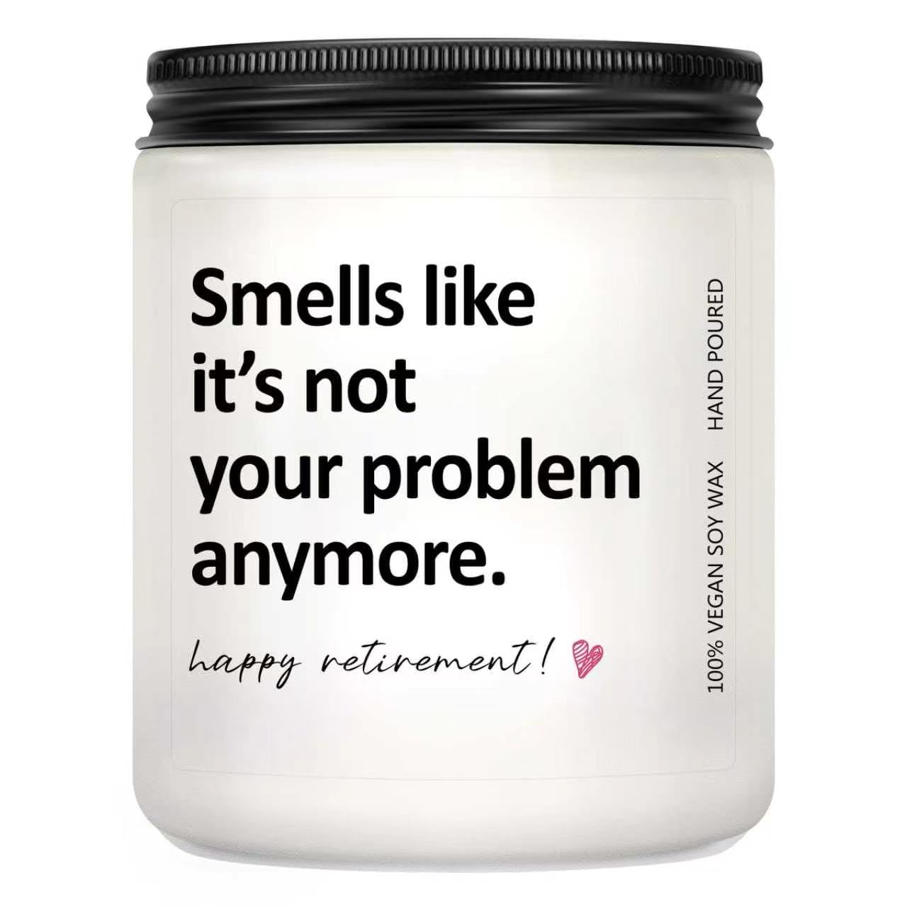 Kedofa Retirement Candle with a Funny Message - Lavender Scented Gift