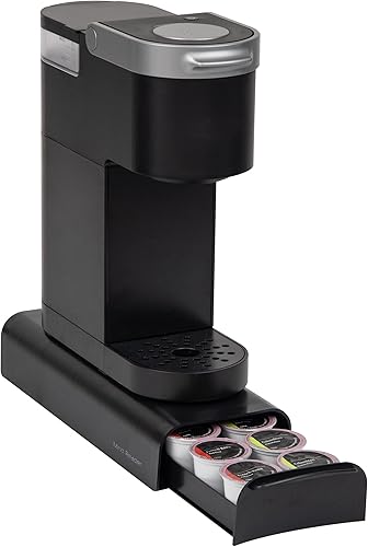 Mind Reader TRY03-BLK - Cajón para cápsulas de café 602 x 1421 x 374 pulgadas color negro