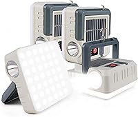 Vista 1 de Portable Solar Power Lanterns 4 Pack, Lanterns for Power Outages, 5 Light Modes LED Camping Lights Lantern Flashlight, IPX4 Waterproof Tent Light