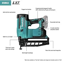 Vista 7 de Makita XNB02Z 18V LXT Clavadora de acabado recto, calibre 16, 2-1/2