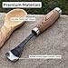 Sharky Hand-Forged Spoon Bent Gouge - Professional Wood Carving Chisel For Spoons Bowls Kuksa And Sculpting (1 inch (25 mm))