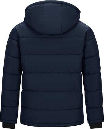 Outdoor Ventures Men's Winter Jacket Water Resistant Warm Puffer Jacket