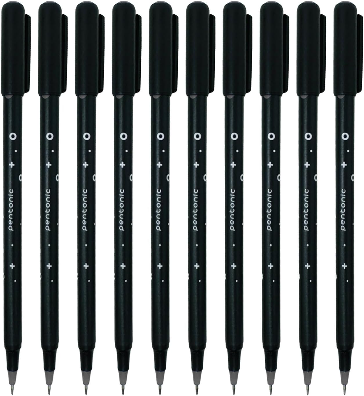Pentonic Cipher 0.5mm Ball Pen Tumbler Pack | Blue, Black & Red Ink | Set of 100 Pcs