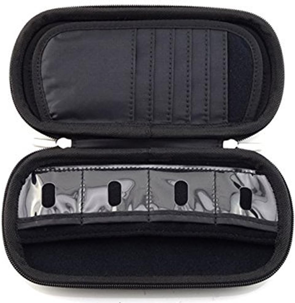 eoocvt Multifunction Big Capability USB Flash Hard Drives Case Bag for U Disk USB Drive SD Memory Card with Credit Card Slot Holder - Blue