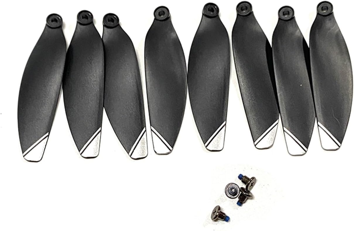 Drone Spare Part, for LSRC S5S Mini Drone Spare Part Propeller Blade/Motor Arm A1/B1/A2/B2 Arm with Engine Replacement for LSRC S5S Mini Drone Accessories Spare Part (Color : 8PCS Prope