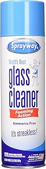 Streakless Glass Cleaner 19 Ounce (Pack of 3) Made in USA, Blue and White (Package may vary)