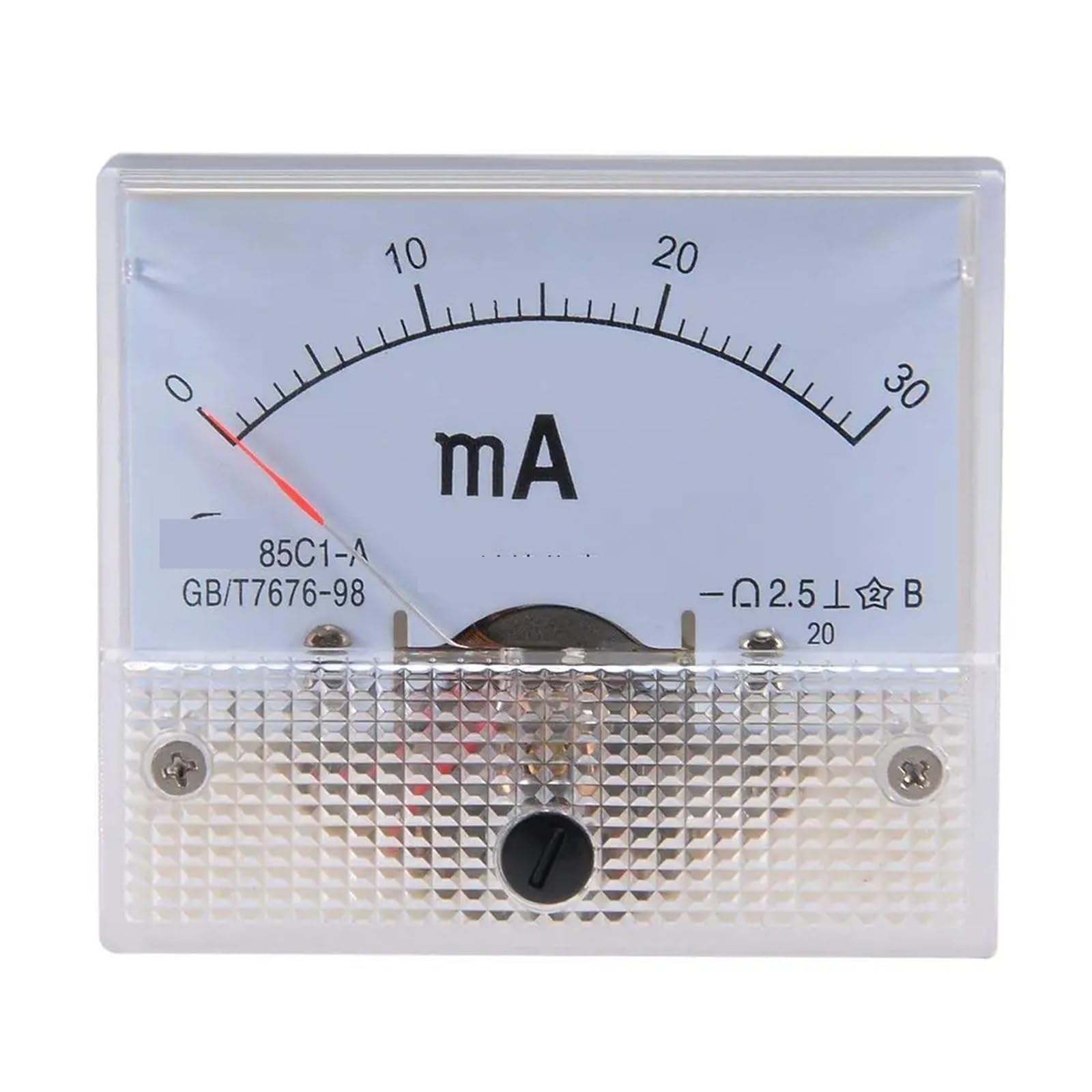 Ampèremètre analogique 85C1 CC cadran de mesure 0-1mA test de circuits - 4