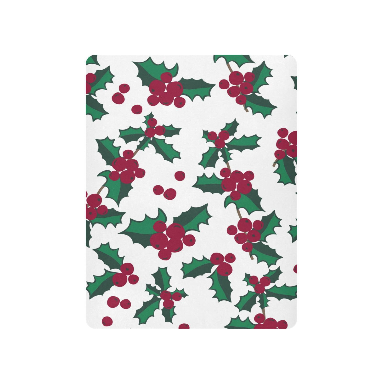 Moudou Christmas Branches Playard Sheet for Boy Girls, Soft Breathable Fitted Toddler Sheet for Standard Playard Bed Mattress, 39 x 27 x 5 Inch