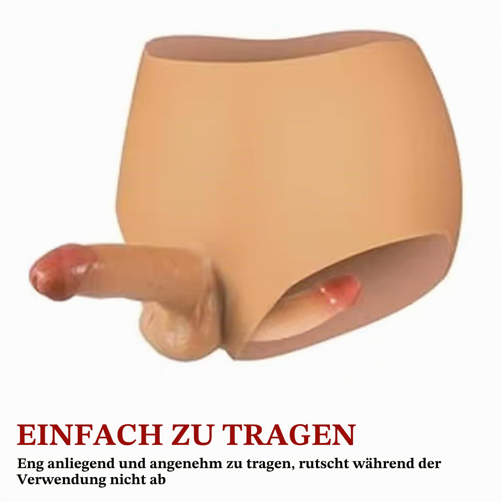 5.0 Umschnall-Dildos Flüssigsilikon mit Doppeldildo - Strap on Umschnall für Frauen Paare Lesbian,Umschnallpenis Höschen mit Double Dildo Anal Dildo,Analplug Diloschwanz für Frauen