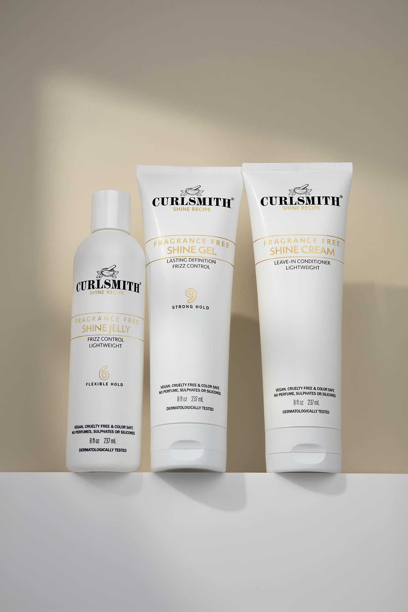 Buy Curlsmith Shine Gel, Strong Hold Styling Hair Gel, Frizz