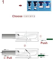 Vista 4 de Kit de herramientas de liberación de extractor de terminal de extracción de clavijas de cable de audio para automóvil