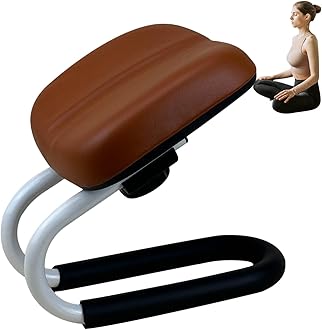 Meditation Stools | Metal Frame Yoga Stool | Prayer Bench Adjustable Height with Sponge Cushion | Non-Slip Portable Chair for Home Yoga Studio, Meditation Accessories