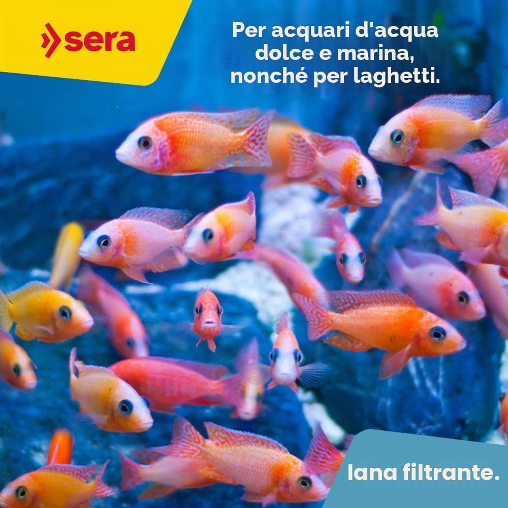 Sera - Ovatta per filtri, 250 g