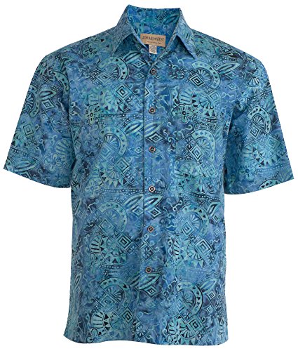 Samoan Surf Tropical Hawaiian Cotton Shirt
