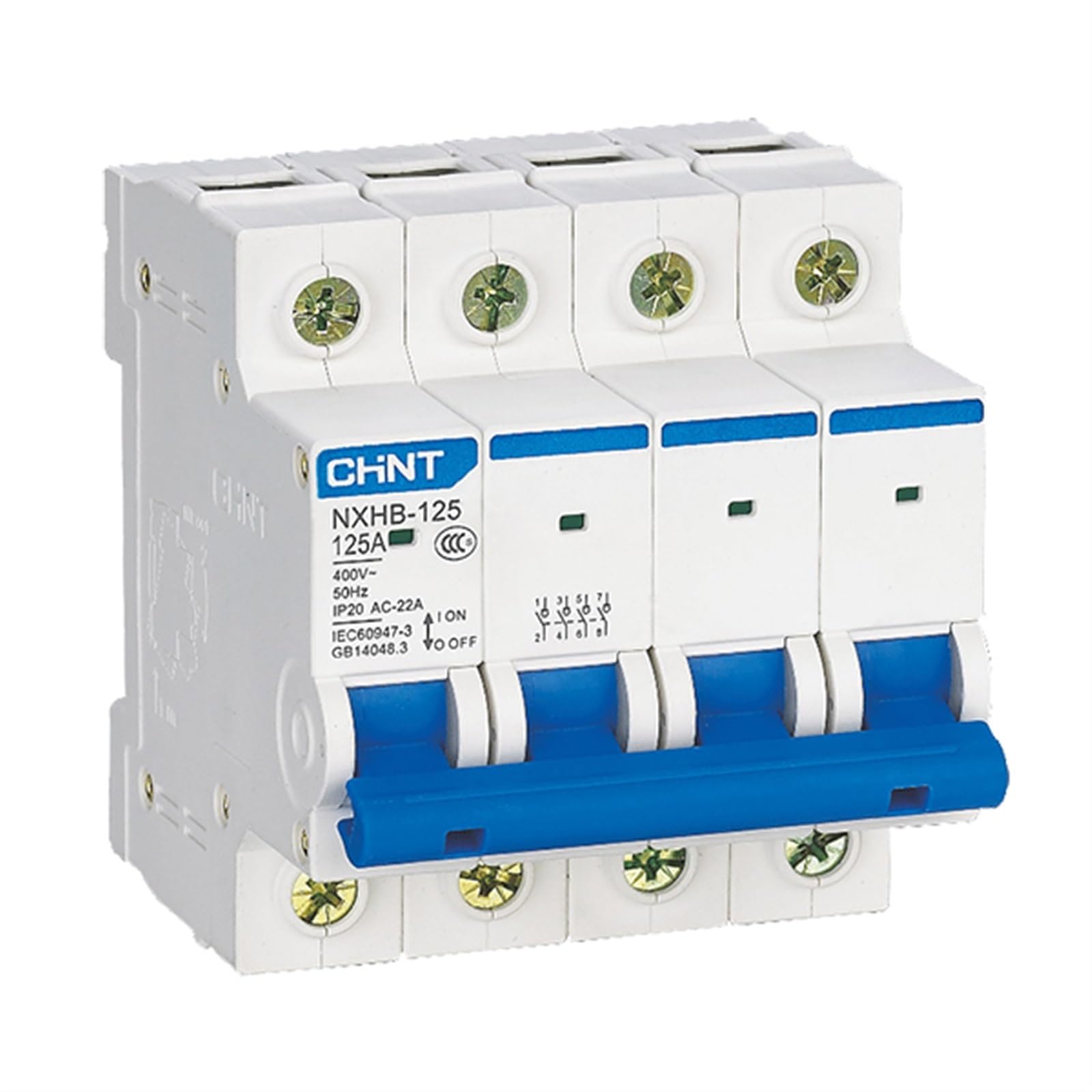 NXHB-125 20A 32A 40A 63A 80A 100A 125A 1P 2P 3P 4P sezionatore isolante modulare su guida Din NUOVO INT125 NH2-125 (Size : 2, Color : 32A)
