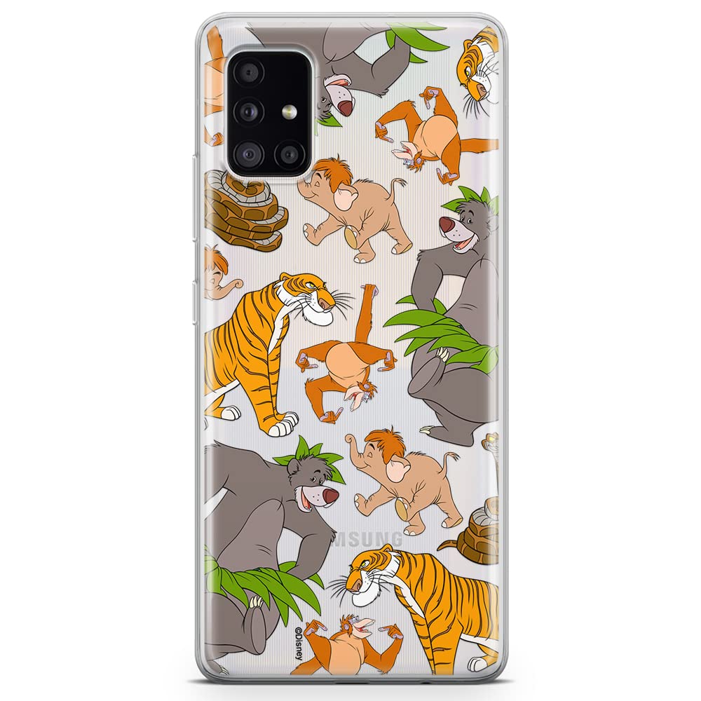 ERT GROUP mobile phone case for Samsung A51 5G original and officially Licensed Disney pattern Jungle Book 003 optimally adapted to the shape of the mobile phone, partially transparent
