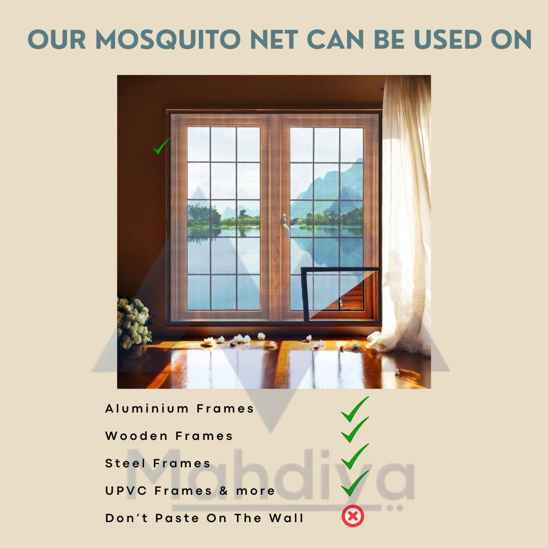 Window Mosquito Net - Keep Bugs Out, Fresh Air In -2