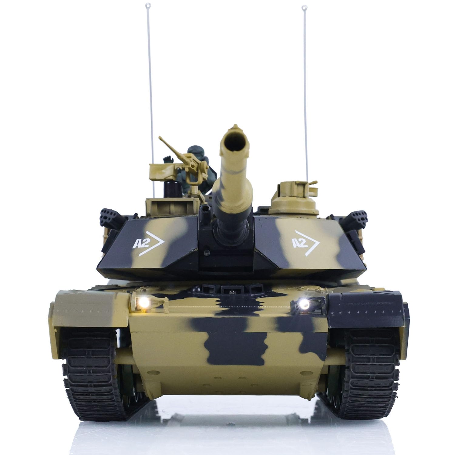 wheelfun Henglong 1/24 RC Tank Abrams M1A2 3816-2 2.4G Remote