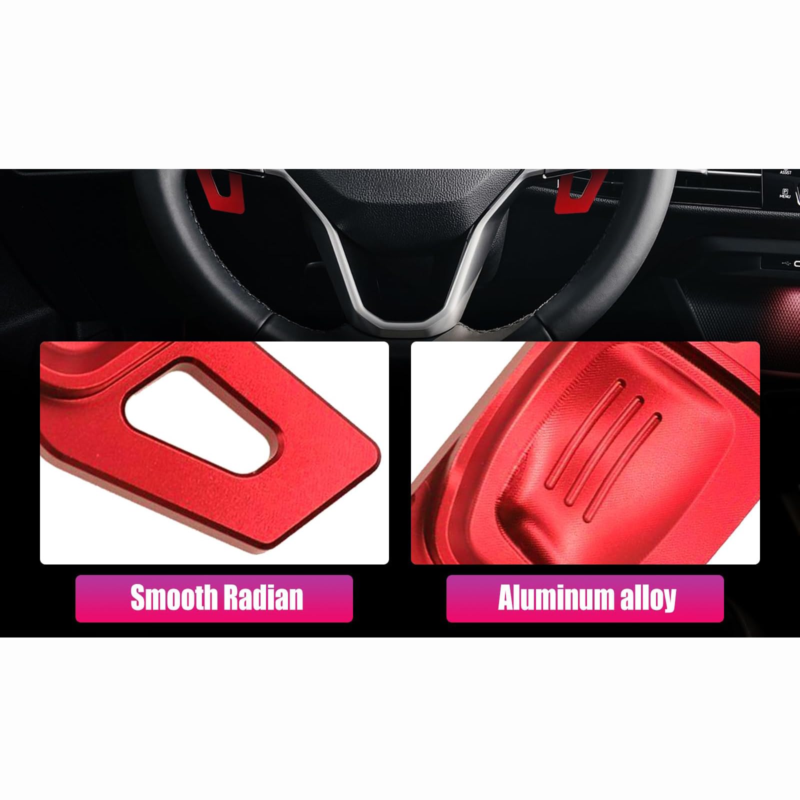 Volante Palanca De Cambios para S&Eat Arona 2018-2024 2 Piezas Volante Paddle Shifter Extensión Palanca