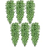 6pcs Artificial Hanging Plants, 3.6FT Fake Ivy Fake Plants Fake Leaves Green for Home Room Wall...