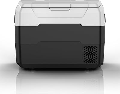 RGBer® TG-Serie| Auto Kühlbox, Kompressor Kühlbox 40 Liter, 2in1 Doppelzone Kühl- & Gefrierfach, 12/24 V 230V Kühlung bis -20 °C für Auto, LKW, Camping.