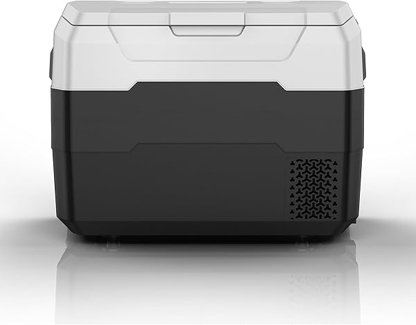 RGBer® TG-Serie| Auto Kühlbox, Kompressor Kühlbox 40 Liter, 2in1 Doppelzone Kühl- & Gefrierfach, 12/24 V 230V Kühlung bis -20 °C für Auto, LKW, Camping.