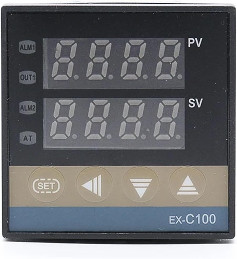 REX- C100 Digital Intelligent Temperature Controller K/Universal Input SSR/Relay Output Thermostat 110V to 240V Work Voltage(Universal-Relay Out)