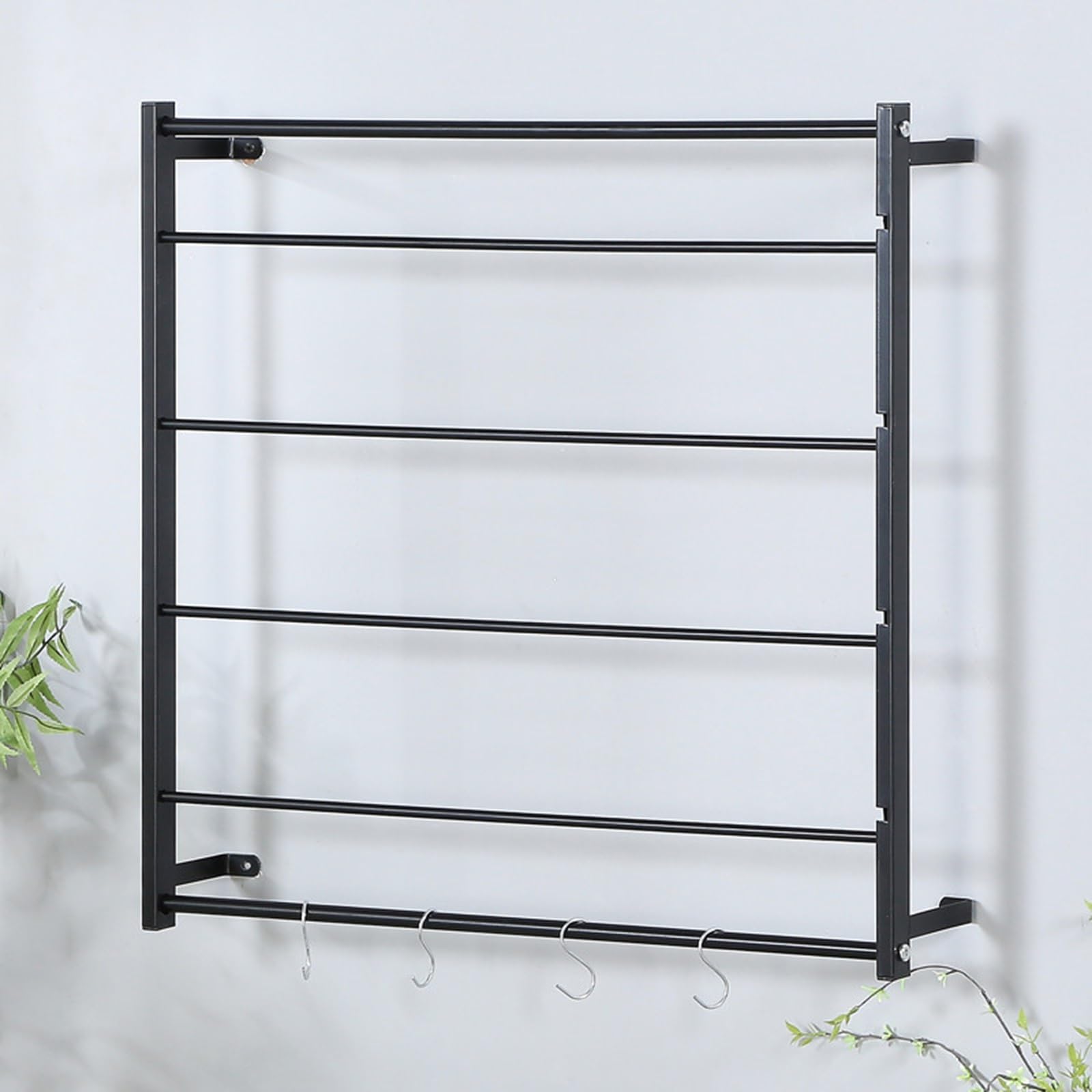 Uchwyt na wstążkę organizer stojak ekspozycyjny szalik organizer stojak uchwyt na wstążkę organizer, montowany na ścianie wieszak na ręczniki wstążka do domu odzież detaliczna kwiaciarnia, spodnie