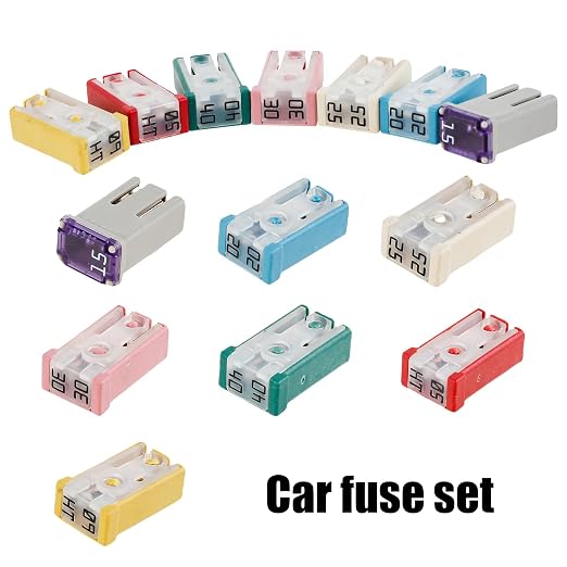Kit fusibles para auto 14 piezas 15-60A colores variados miniatura 6
