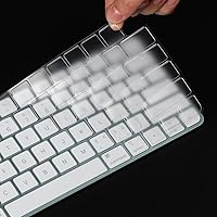 Vista 6 de Cubierta ultra fina del protector del teclado de TPU para el teclado mágico con la identificación táctil A2449 A3118