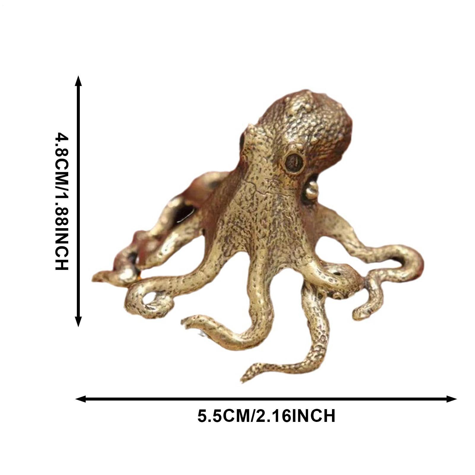 Amazon.co.jp: タコの飾り – 5.5cm | タコの彫刻 | ソリッドタコの置物