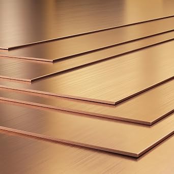 Prime Quality 99% Natural Copper Sheet Multiple Sizes and thickness's available  0.9mm, 100mm x 100mm
