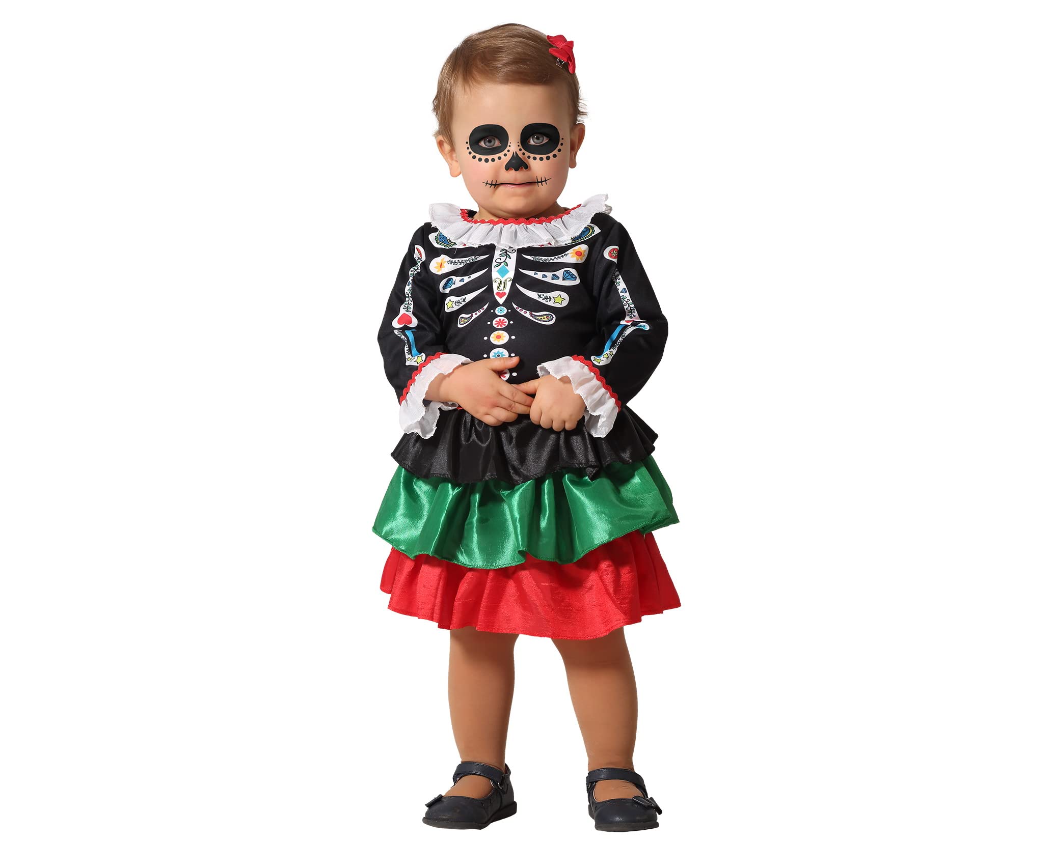 Atosa Disfraz Esqueleto Mejicano niña bebé