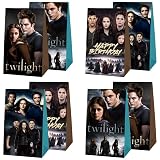 Bovulo 12pcs The Saga of Twilight Party Favor Gift Bags Goodie Bags, The Saga of Twilight Party Supplies for Kids Birthday Decorations