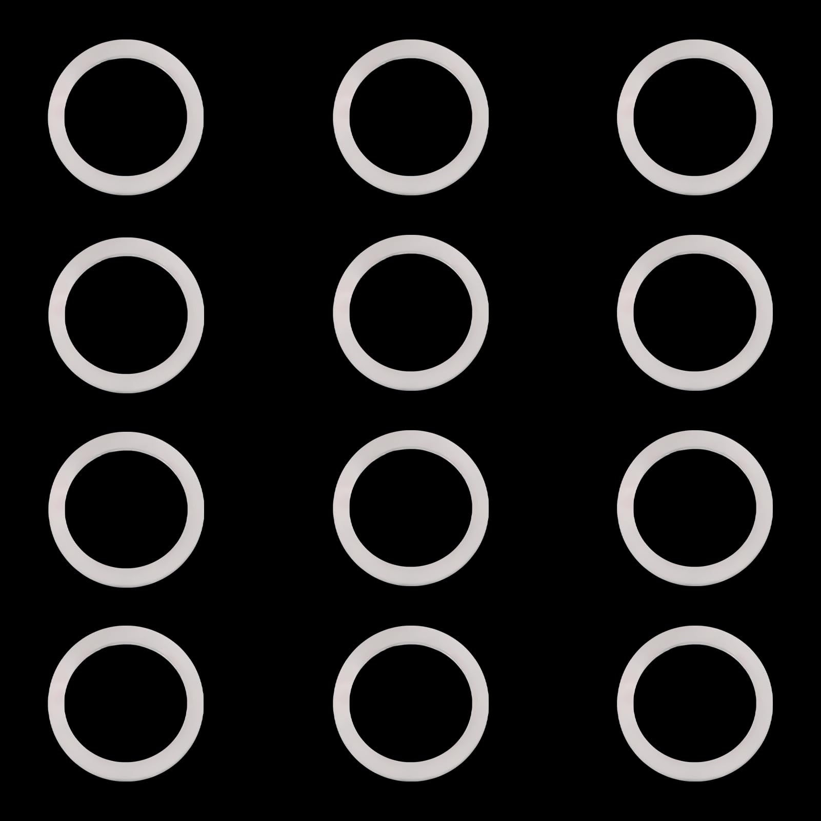 MAGICYOYO Yo-Yo Silicone Response Pads- Clear, Pack of 12 for MAGICYOYO K2 K3