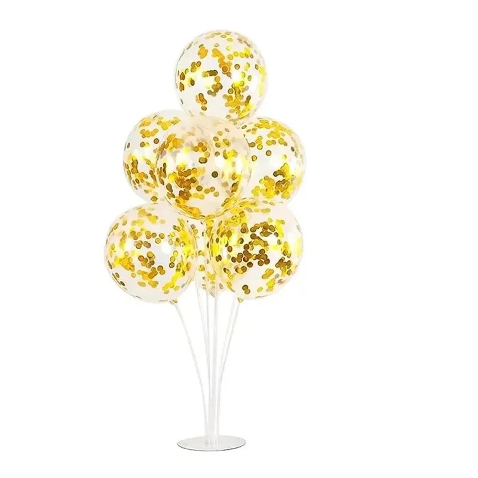 Stojak na balony Zestaw balonów ze stojakiem na balony w kształcie złotej fali(8set Bracket)