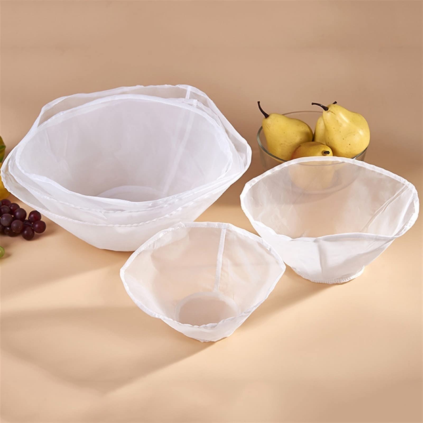 1Pc Herbruikbare Nylon Super Fijne Vergiet Zeef Ze... - Vicedeal 1Pc Herbruikbare Nylon Super Fijne Vergiet Zeef Ze... - Vicedeal