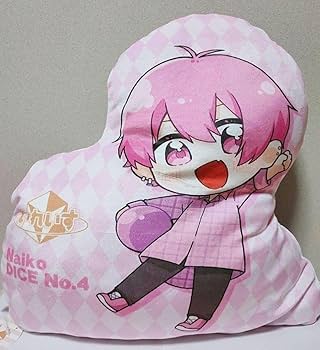 祝日SALE！もちっとクッション いれいす ないこ いれいす ダイカットクッション ないこ ラウンドワン 限定