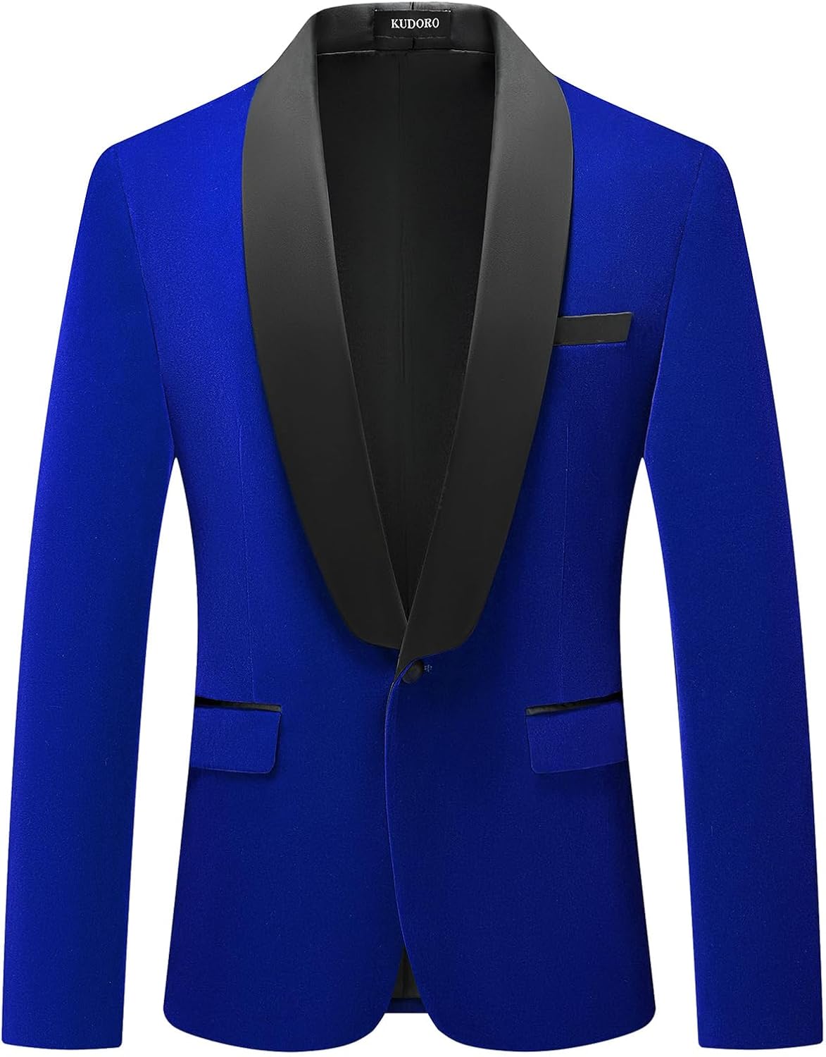 Mens Velvet Blazer Slim Fit Tuxedo Suits Jacket Shawl Collar Solid Jacket Wedding Dinner Prom One Button Blazer Jacket