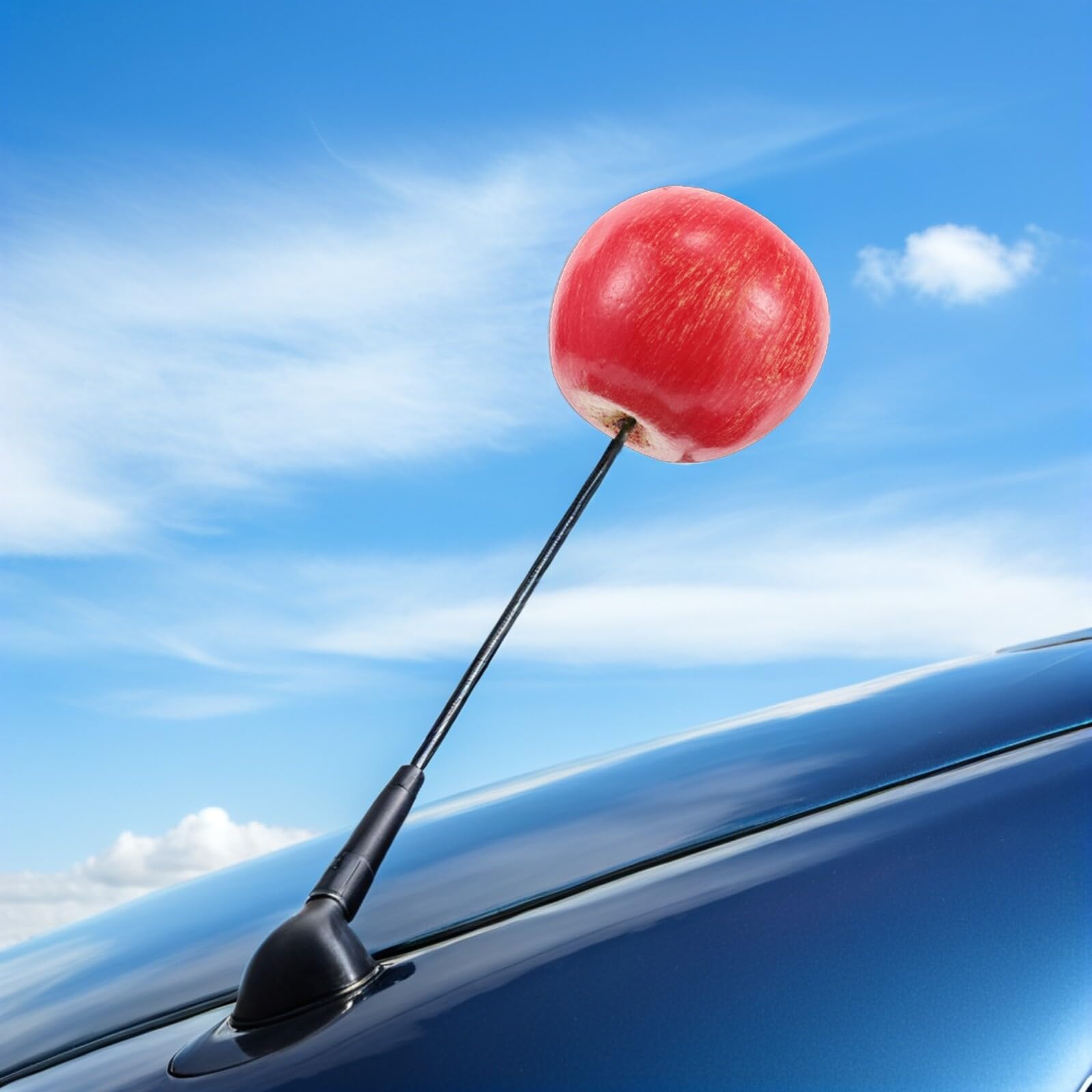 2piezas Decoración de Antena de Techo Accesorios de Radio para Coche Adorno para Antena de Coche para Fiestas y Eventos Festivos