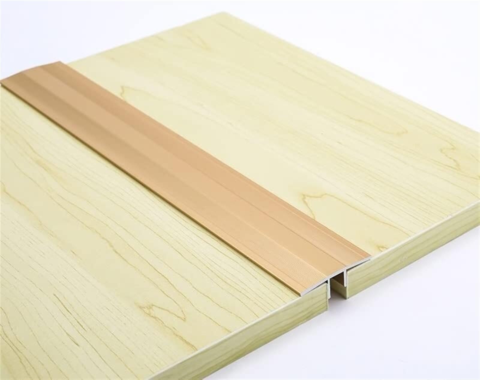 Profilo di Transizione, Striscia di Soglia, Riduttore da pavimento a laminato/legno a piastrelle, ideale for la copertura del collegamento degli spazi tra piastrelle(Gold)