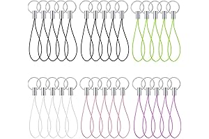 60 Pieces Family Lanyard Phone Ring Strap