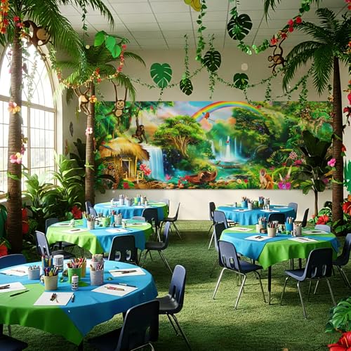 Lounsweer fondo de selva tropical 18 x 6 ft miniatura 5