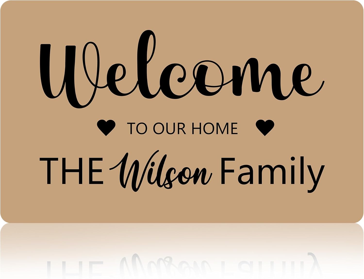 Personalized Door Mat Mat with Family Name Door Mat