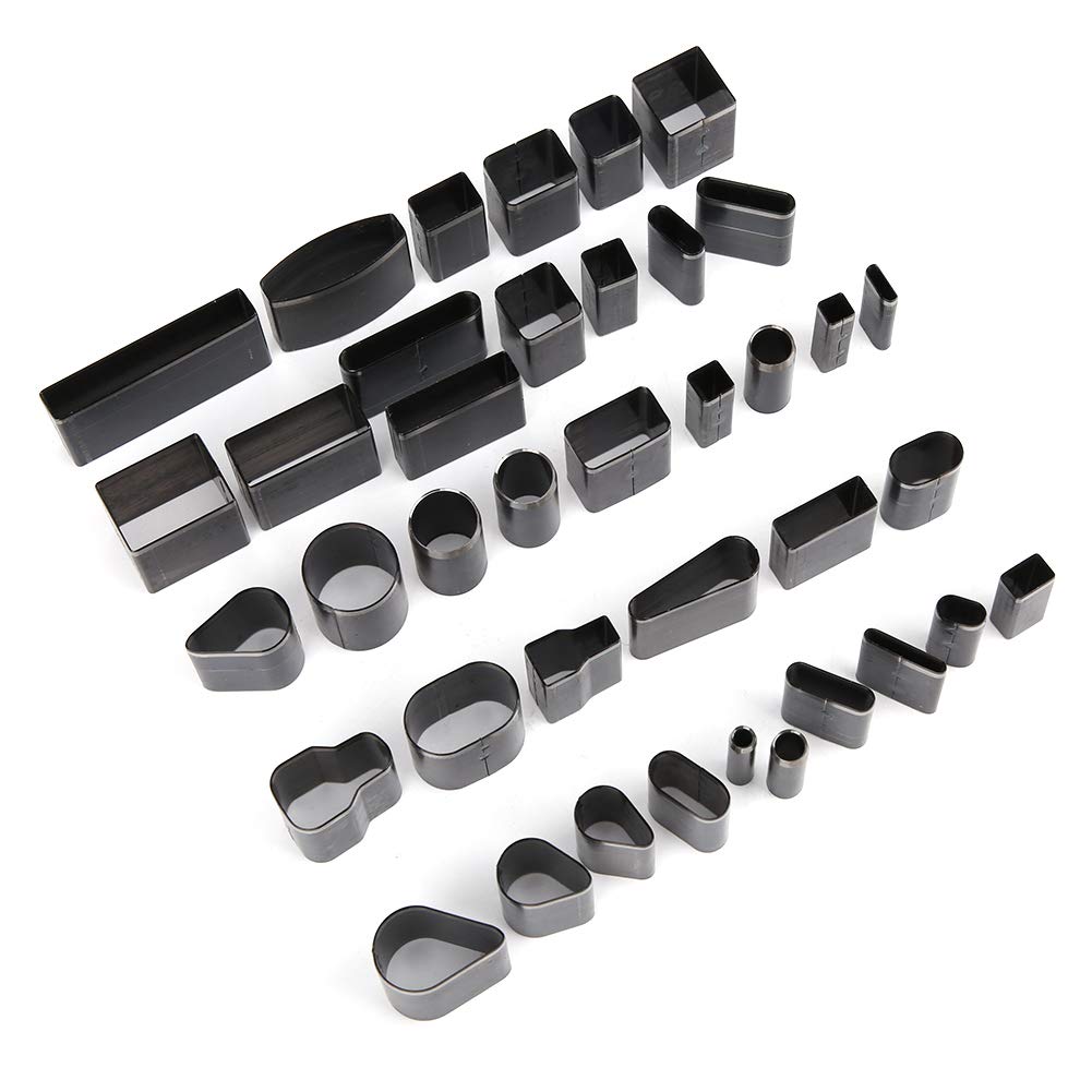 Lot de 10 perforatrices pour cuir, perforatrices rondes creuses de 0,5