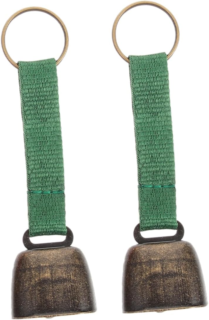Red Metal Camping Bells: Iron Anti-Lost Cow & Bear Bells for Hiking