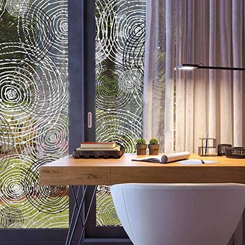 kina - RAV0042 Pellicole adesive per Vetri Rotolo Adesivo Trasparente misura 60x200 cm Lavabile Antigraffio Decorazione Box Doccia Finestre Uffici
